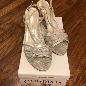 Caparros silver shoes (Kathy)